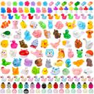 Mini animais de resina com 200 peças coloridas para decoração Mini animais de resina com 200 peças coloridas para decoração