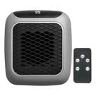 Mini Aquecedo Ar Elétrico De Parede Tomada C/ Controle 800W