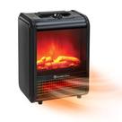 Mini aquecedor de ambiente com lareira Comfort Zone CZFP1BK 1.200W