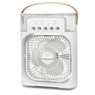 Mini Ar Condicionado Climatizador Umidificador Ventilador Portátil USB Led Quarto Sala Escritório Mesa Reservatório Cor: