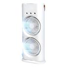 Mini Ar Cooler Duplo com Umidificador e Iluminação LED Mini Ar Cooler Duplo com Umidificador e Iluminação LED