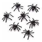 Mini Aranha de Plástico 25 Uni Festa Decoração Atacado!!