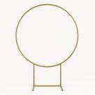 Mini Arco De Mesa Decoração Festas Suporte Painel 50cm Estrutura Para Painel Arco Redondo Dourado