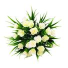 Mini Arranjo de Rosa Artificial Buque de Flores - Decoração Mini Arranjo de Rosa Artificial Buque de Flores - Decoração
