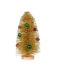 Mini arvore c/bolas natal 34cm dourado