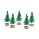 Mini Árvore De Natal Artificial 30PCS Decoração DIY Papai Noel Neve Decoração Para Casa Decoração De