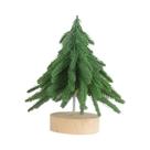 Mini Árvore De Natal Artificial Coberta De Neve Para Decoração De Mesa, Ornamento De Agulhas De