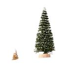 Mini Árvore De Natal Artificial DIY: Ornamento Artesanal Com Neve Para Decoração De Festas De Fim De