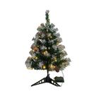 Mini Árvore De Natal De 45cm 60cm Com Luzes LED E Pinhas, Decoração De Mesa Em PVC Para Ambiente