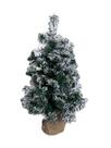 Mini Árvore De Natal Nevada 55cm Compacta E Charmosa
