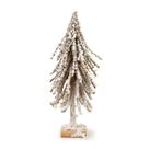 Mini arvoredecorativa de natal nevada 60cm