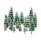 Mini Árvores De Natal 19 Peças Suprimentos Para Dioramas Cenários De Trem Arquitetura Artesanato DIY Mini Árvores De Natal 19 Peças Suprimentos Para Dioramas Cenários De Trem Arquitetura Artesanato DIY