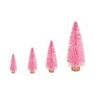 Mini Árvores De Natal De Madeira 8/12pcs Decorações Artificiais Para Mesa Enfeites De Natal 2025