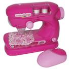 Mini Ateliê Infantil Máquina de Costura de Verdade Pilha Acessórios Brinquedo Importway Bw035