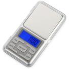 Mini Balança Digital de Bolso Portátil Alta Precisão Eletrônica Visor Led Compacta Versátil Pesa de 0,5g até 500g Metal Jóias Anel Ouro Prata Grãos