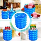 Mini Balde Forma De Gelo Em Silicone Cozinha Geladeira