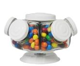 Mini baleiro tampas brancas
