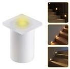 Mini Balizador Kinne Nordecor Led De Solo Piso Quadrado 1w 3000k Ip65