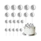 Mini Balões Coloridos Para Topo De Bolo, 20 Peças, Palitos Para Cupcake, Decoração DIY Para