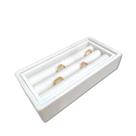 Mini Bandeja de Aneis Offwhite com roletes 10X20