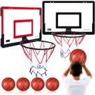 Mini Basketball Hoop Sosation, 2 peças com 4 bolas, bomba e ganchos