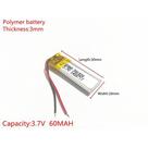 Mini Bateria 60 Mah 3,7v Fone Ouvido Bluetooth Head Set Cr