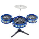 Mini Bateria Infantil 3 Tambores com Baquetas Brinquedo Musical Educativo Criança Instrumento Musical Mini Bateria Infantil 3 Tambores com Baquetas Brinquedo Musical Educativo Criança Instrumento Musical