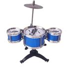 Mini Bateria Musical Meu Ritmo Jazz Drum Music AZUL Wellkids Mini Bateria Musical Meu Ritmo Jazz Drum Music AZUL Wellkids