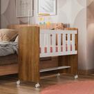 Mini Berço 100% MDF com Rodízios Yescasa Mini Berço 100% MDF com Rodízios Yescasa