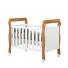 Mini Berço Americano 3 em 1 Berço Cama e Sofá - Branco/Cin