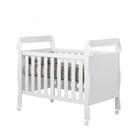 Mini Berço Americano 3 em 1 Berço Cama e Sofá - Branco