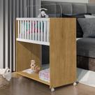 Mini Berço Baby 2 em 1 96,5cm x 88,5cm x 45,0cm Marrom/Nature/Branco Mini Berço Baby 2 em 1 96,5cm x 88,5cm x 45,0cm Marrom/Nature/Branco