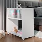 Mini Berço Baby 2 em 1 com Colchão Branco