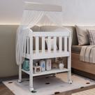 Mini Berço com Colchão Bia 100% MDF Branco Carolina Baby Mini Berço com Colchão Bia 100% MDF Branco Carolina Baby