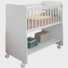 Mini Berço Moisés Rubi com Colchão Branco - Peternella Móveis