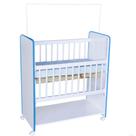 Mini Berço New Baby Infantil Grade Móvel Com Colchão