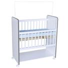 Mini Berço New Baby Infantil Grade Móvel Com Colchão