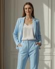 Mini Blazer Feminino Vancouver - Azul Céu M