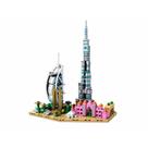 Mini Blocos De Montar Grandes Cidades Dubai - 593 Peças