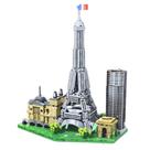 Mini Blocos De Montar Grandes Cidades França - 584 Peças