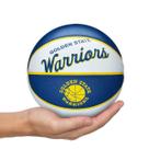 Mini Bola de Basquete NBA Retrô Golden State Warriors Wilson 3