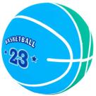 Mini Bola Desenho Basquete DM TOYS DMT6947 Azul Mini Bola Desenho Basquete DM TOYS DMT6947 Azul
