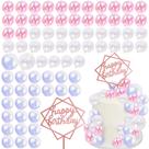 Mini bolas coloridas Cake Topper SPFY Union 75 unidades+3 cm +4 cm