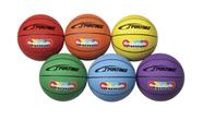 Mini Bolas de Basquete Sportime Gradeball Borracha 28 cm Conjunto com 6