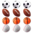 Mini bolas esportivas AnaPoliz para crianças, lembrancinhas de festa (pacote com 12)
