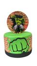 Mini bolo fake hulk
