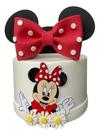 Mini bolo fake minnie laço