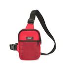 mini bolsa chest bag vermelho com telinha/lisa