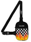 Mini Bolsa Lateral Shoulder Bag Masculina Pega a Visão Fogo Xadrez AK