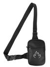 Mini Bolsa Lateral Shoulder Bag Masculina Pega Visão Estampa Fogo